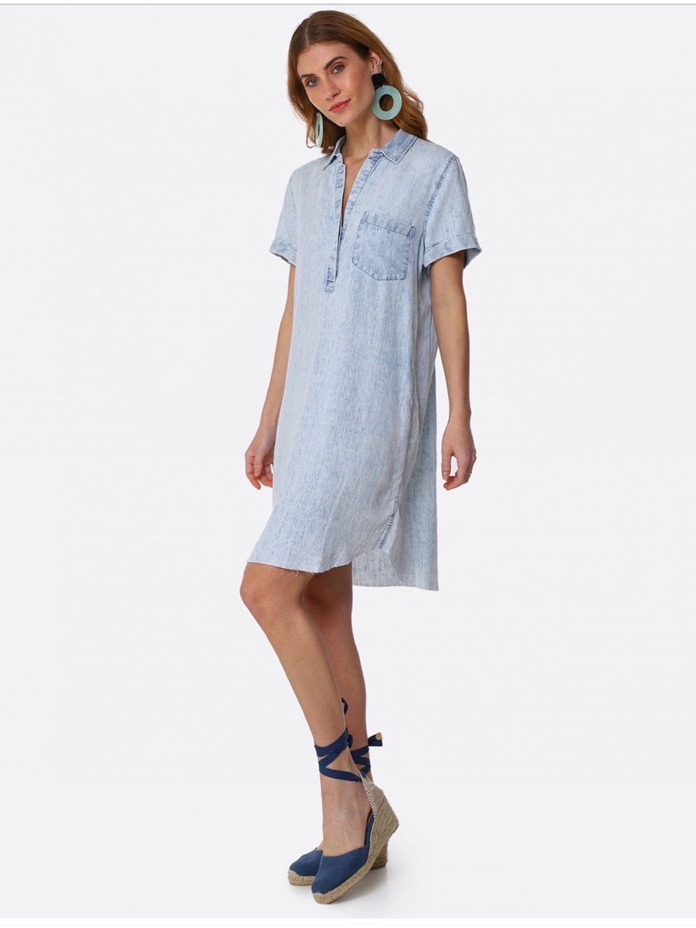 Rails Valerie Dress in Light Acid Wash